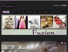 Tablet Screenshot of fuzionstyle.com
